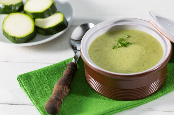 Soupe Courgette persil & Pois cassés Atelier Popote